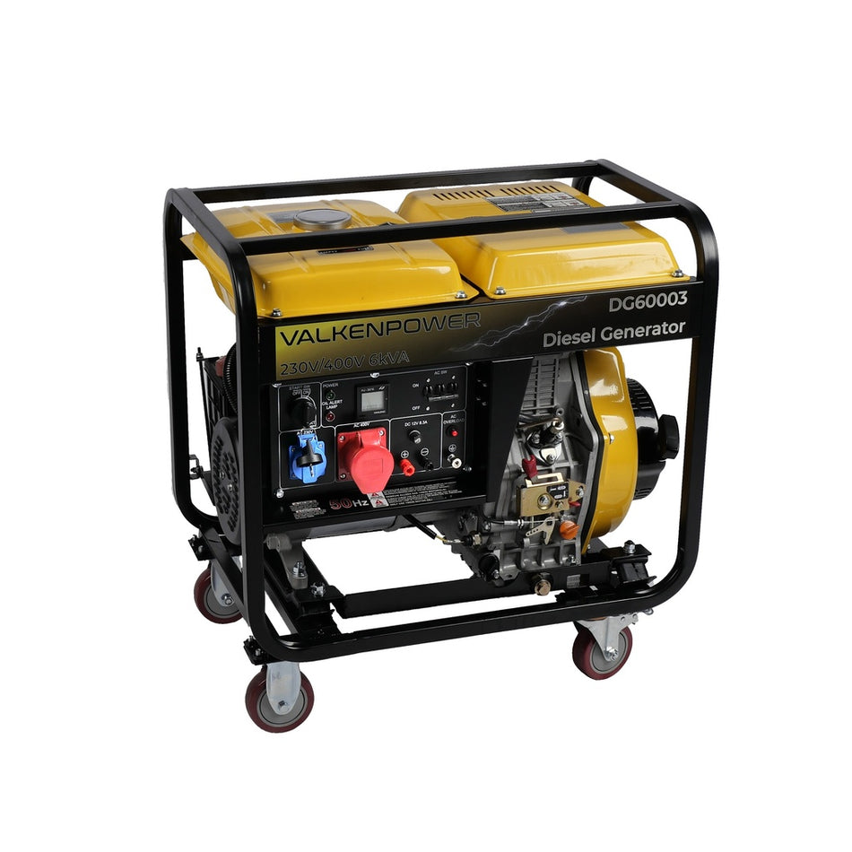 Diesel generator set open type 230V/400V 5kW - Weldingshop