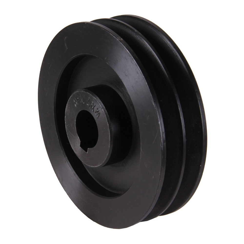Poelie diameter 125mm gat 24mm A-type dubbel - Weldingshop