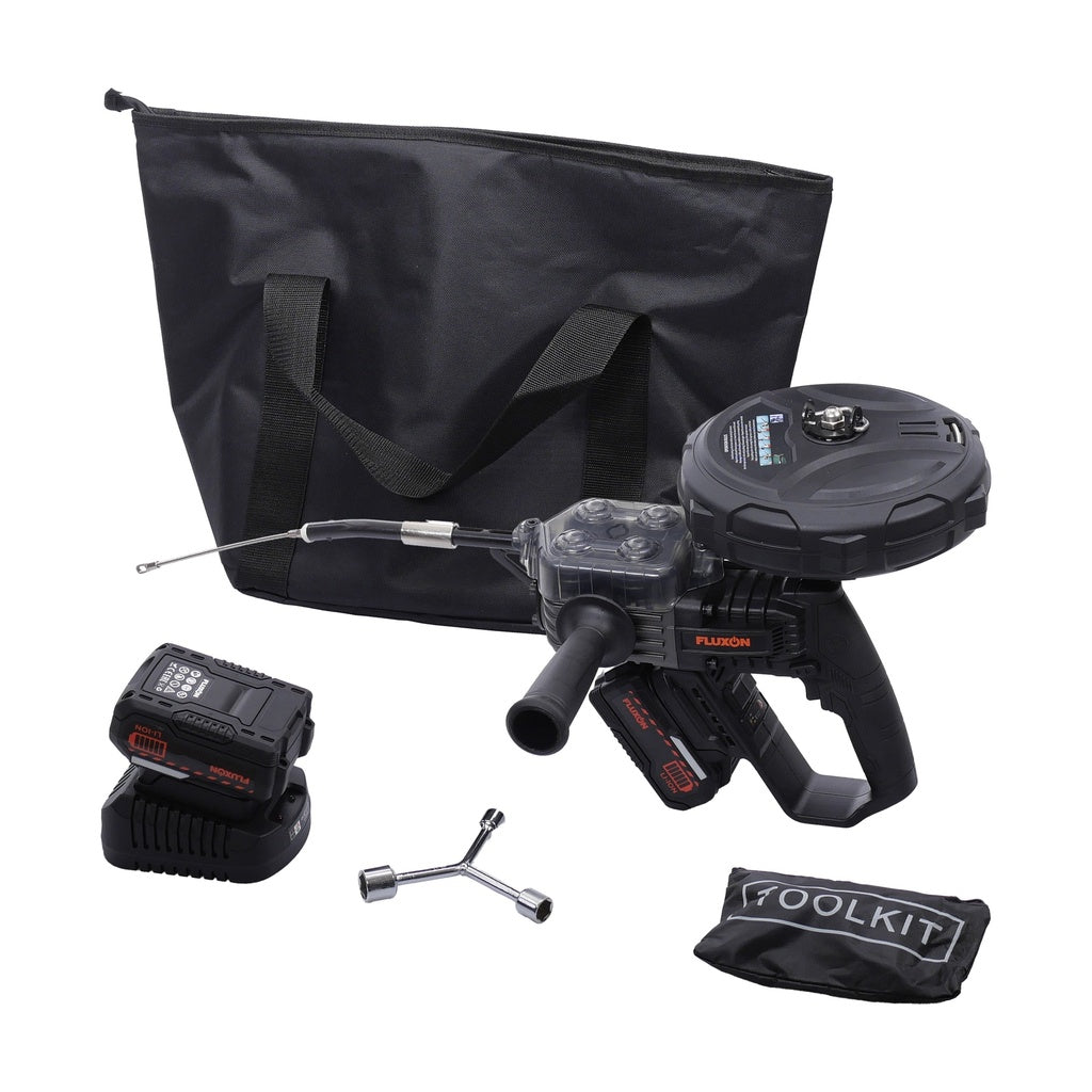 Draadtrekker 80kg 20m 2x 4.0Ah accu 18V + oplader - Weldingshop