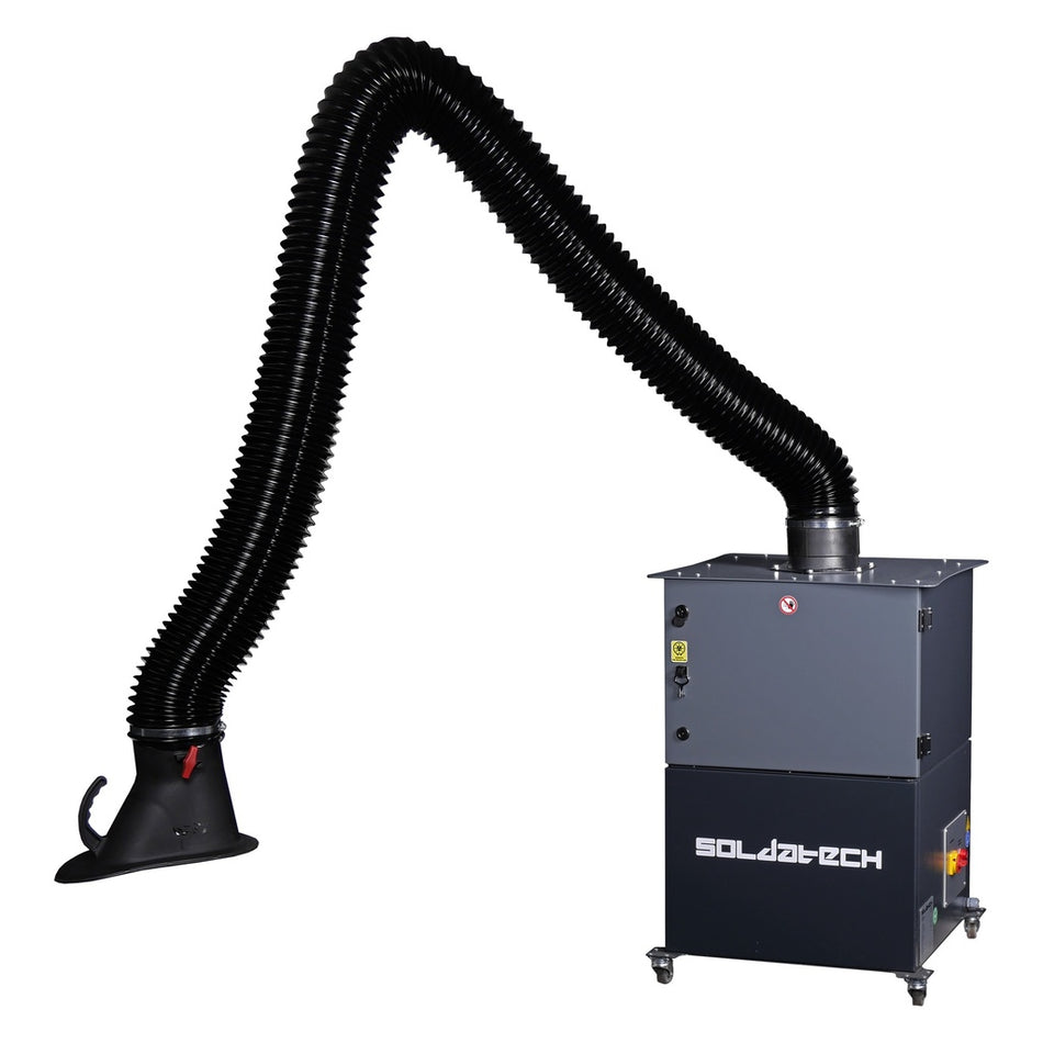 Mobiele lasdampafzuiging 0,75 kW 1000 m³/u - Weldingshop