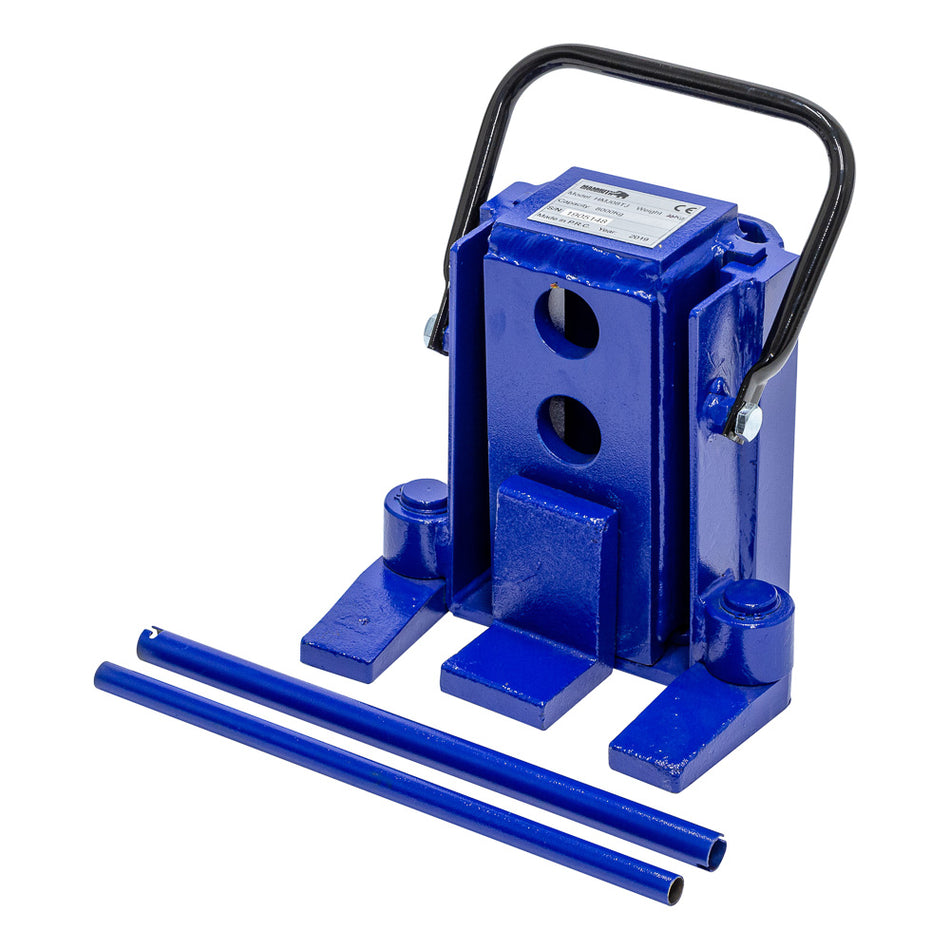 Hydraulische machineheffer 8 ton met draaibare voet - Weldingshop