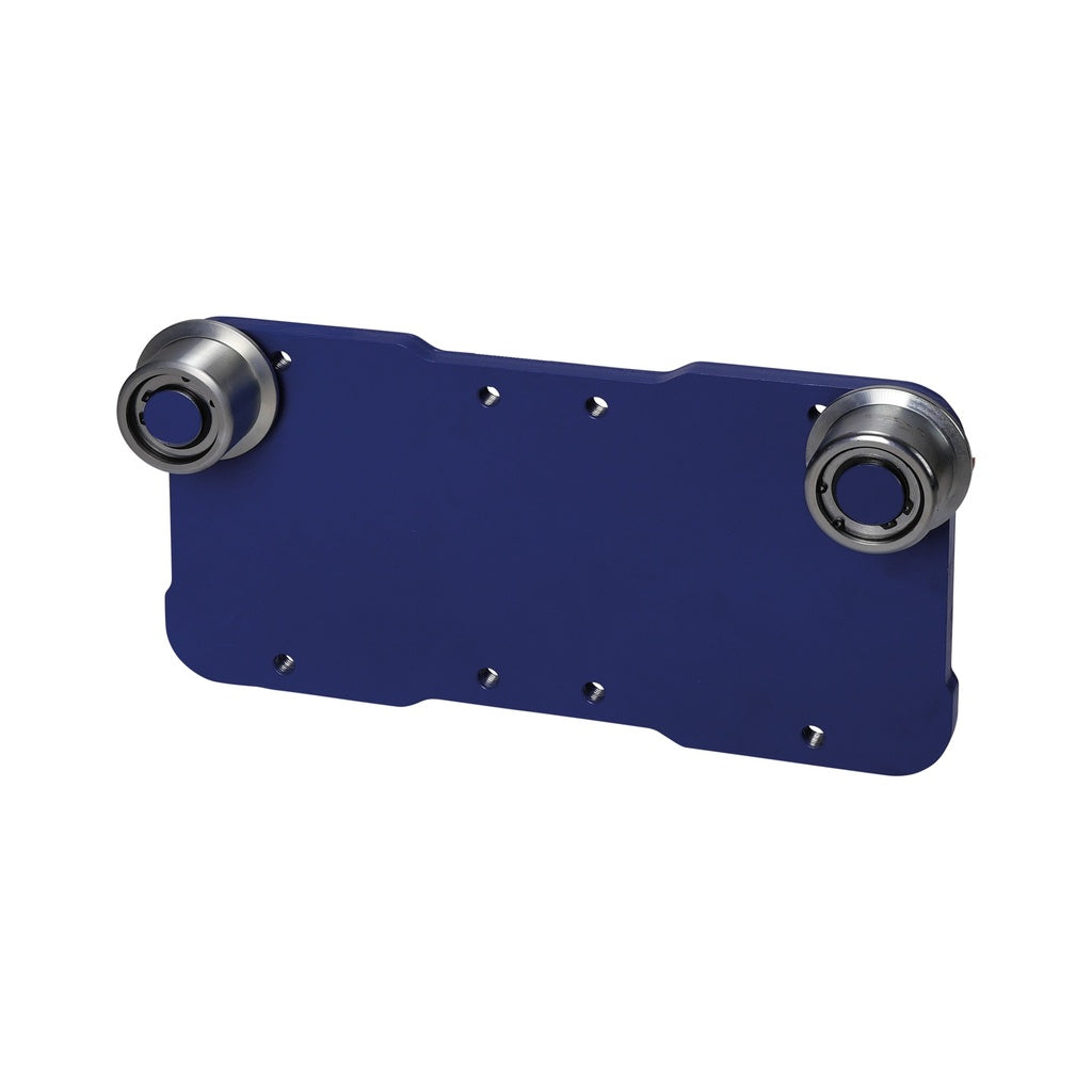 Korteplaat + cilindrische wielen voor putkrik - Weldingshop