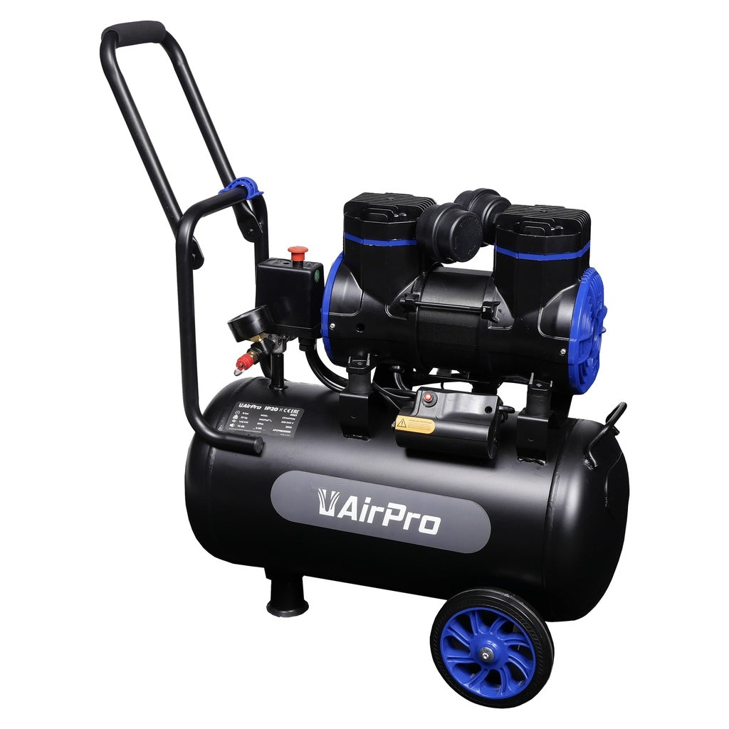 Compressor olievrij 2pk 24L tank 230V - Weldingshop