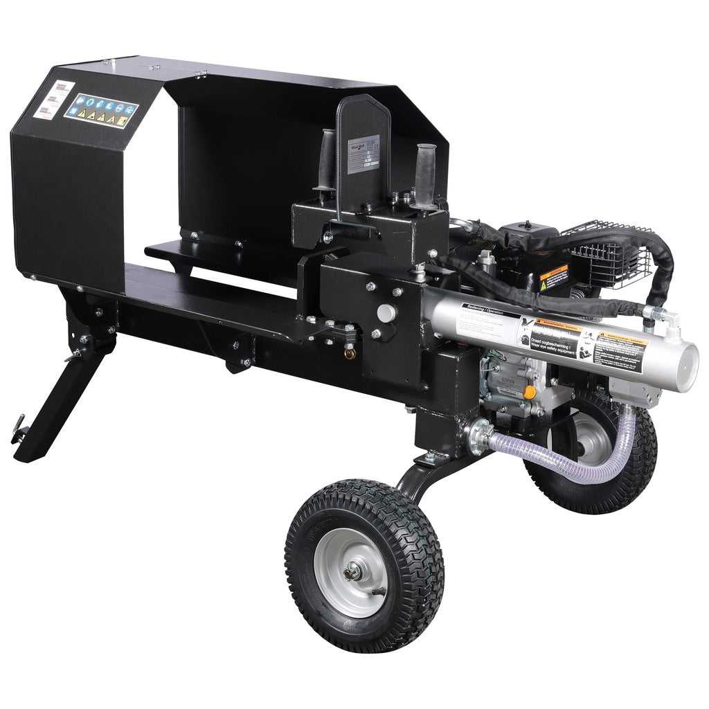 Woodcraft houtklover 12 ton benzine horizontaal