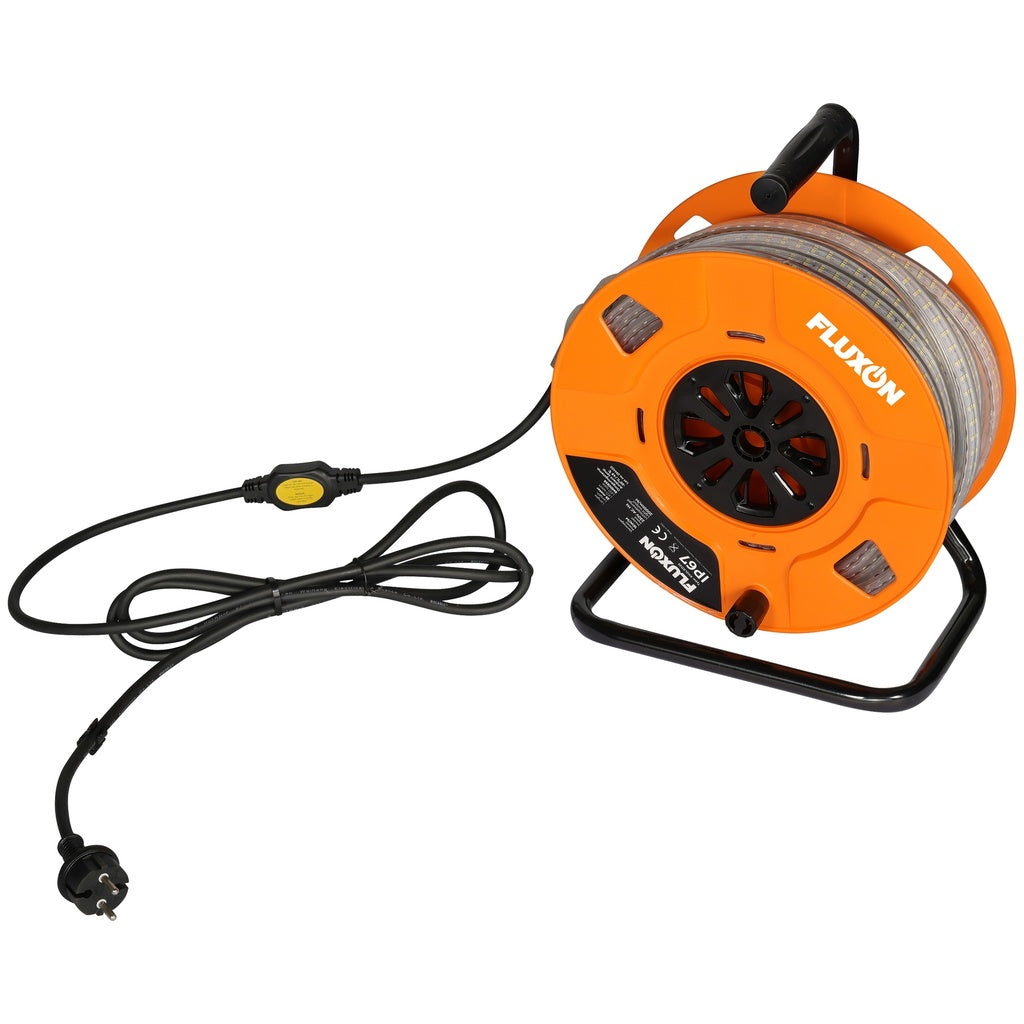 Fluxon LED lichtslang op haspel 25 meter - Weldingshop