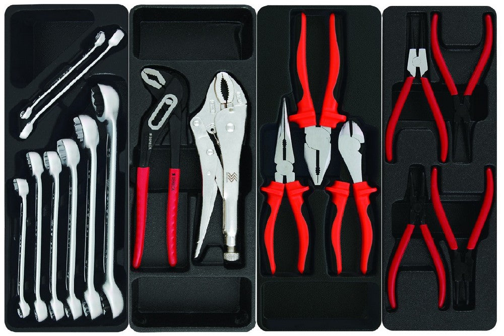 Gereedschapswagen 293 delig rood - Weldingshop