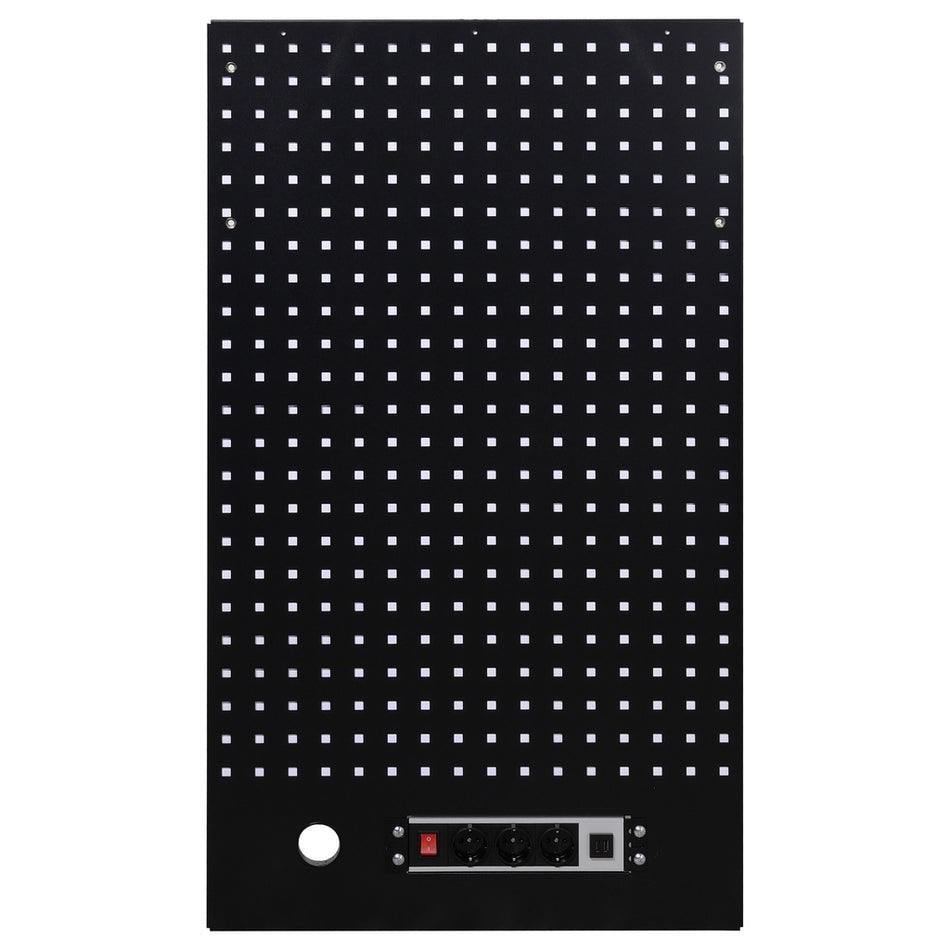 Gereedschapswand met stekkerdoos 615 x 1052mm - Weldingshop