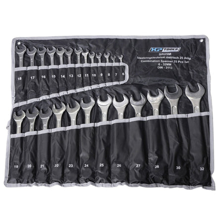 Steekringsleutelset metrisch 25 delig - Weldingshop