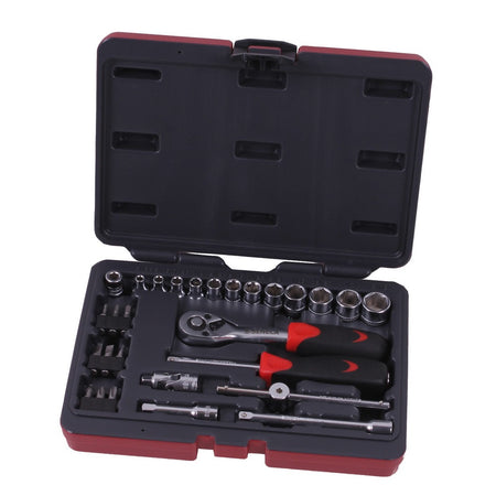 Doppendoos 1/4'' 28 delig sae - Weldingshop