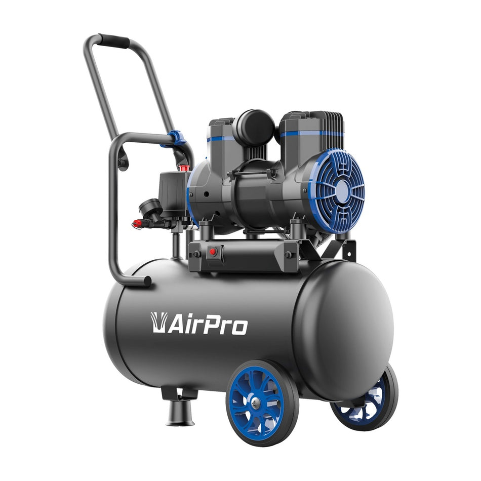 Compressor olievrij 2pk 24L tank 230V - Weldingshop