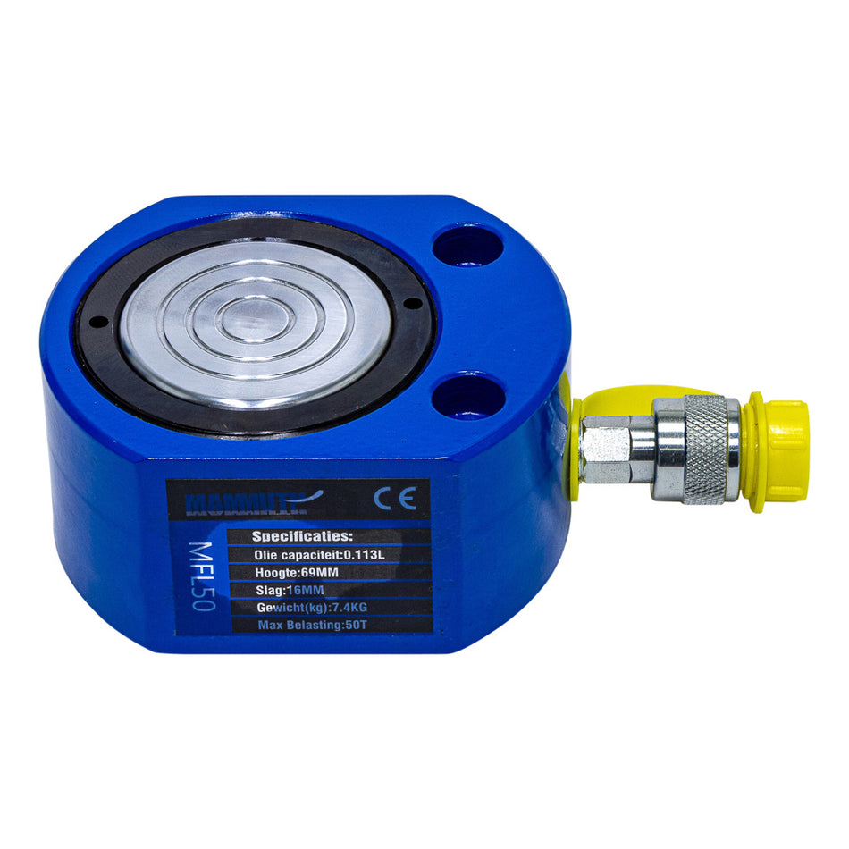 Platte cilinder 50 ton slag 16mm - Weldingshop