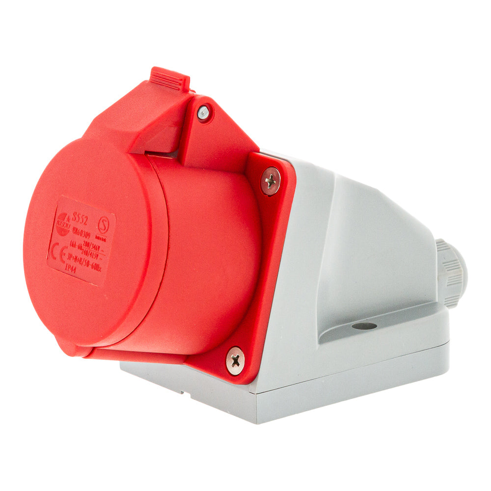 CEE wandcontactdoos 5 polig 16A - Weldingshop