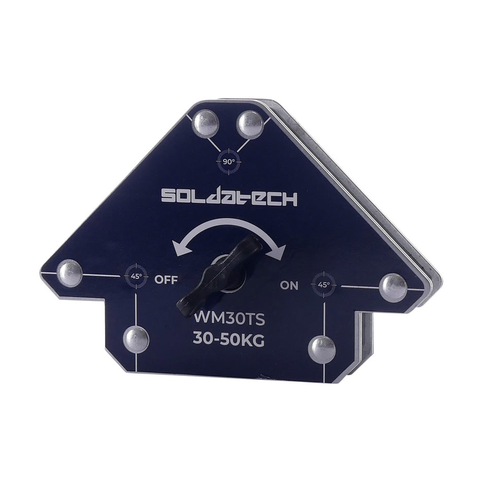 Lasmagneet schakelbaar pijl 30 - 50kg - Weldingshop