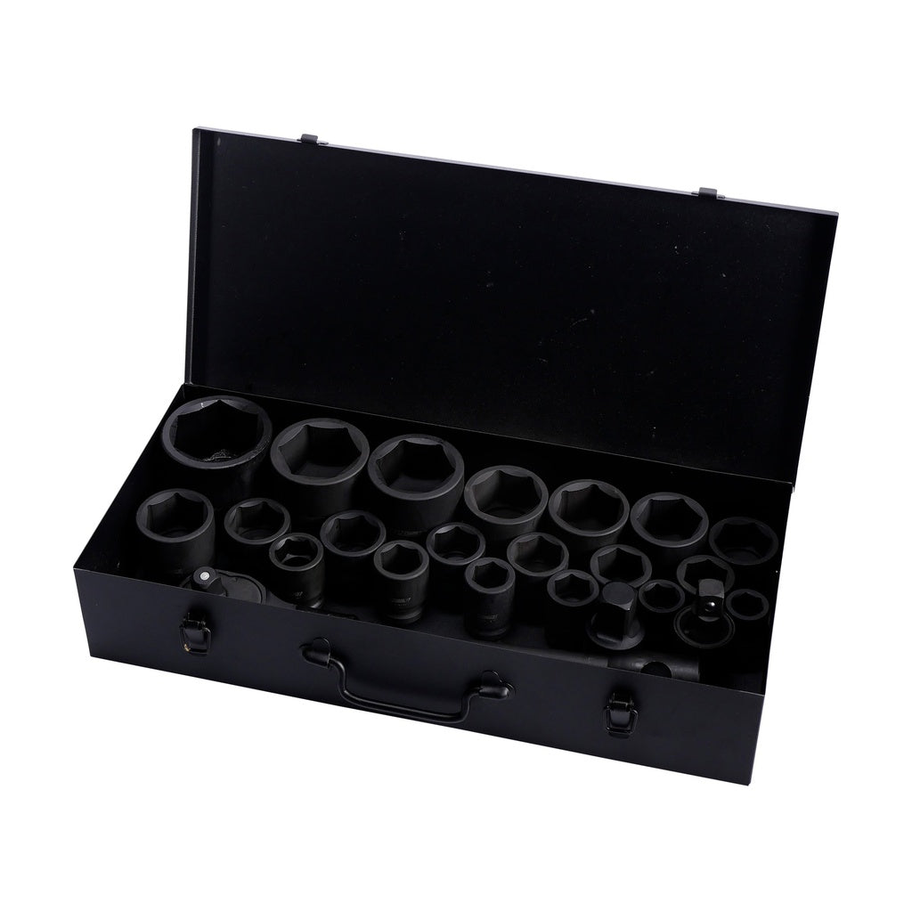 Doppendoos impact 3/4'' en 1'' 26 delig engels - Weldingshop