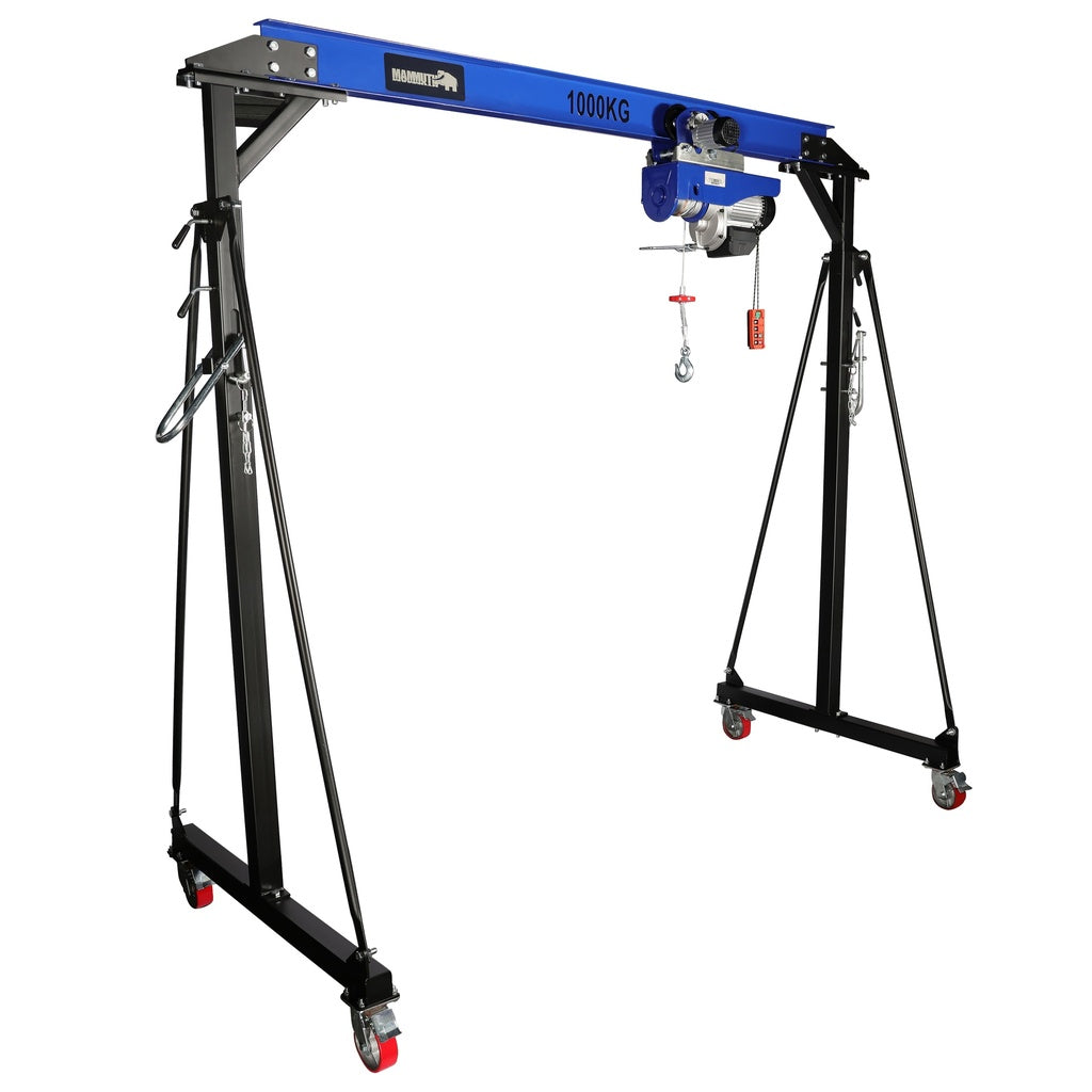 Mammuth mobiele portaalkraan 1 ton set - elektrische kabeltakel - Weldingshop