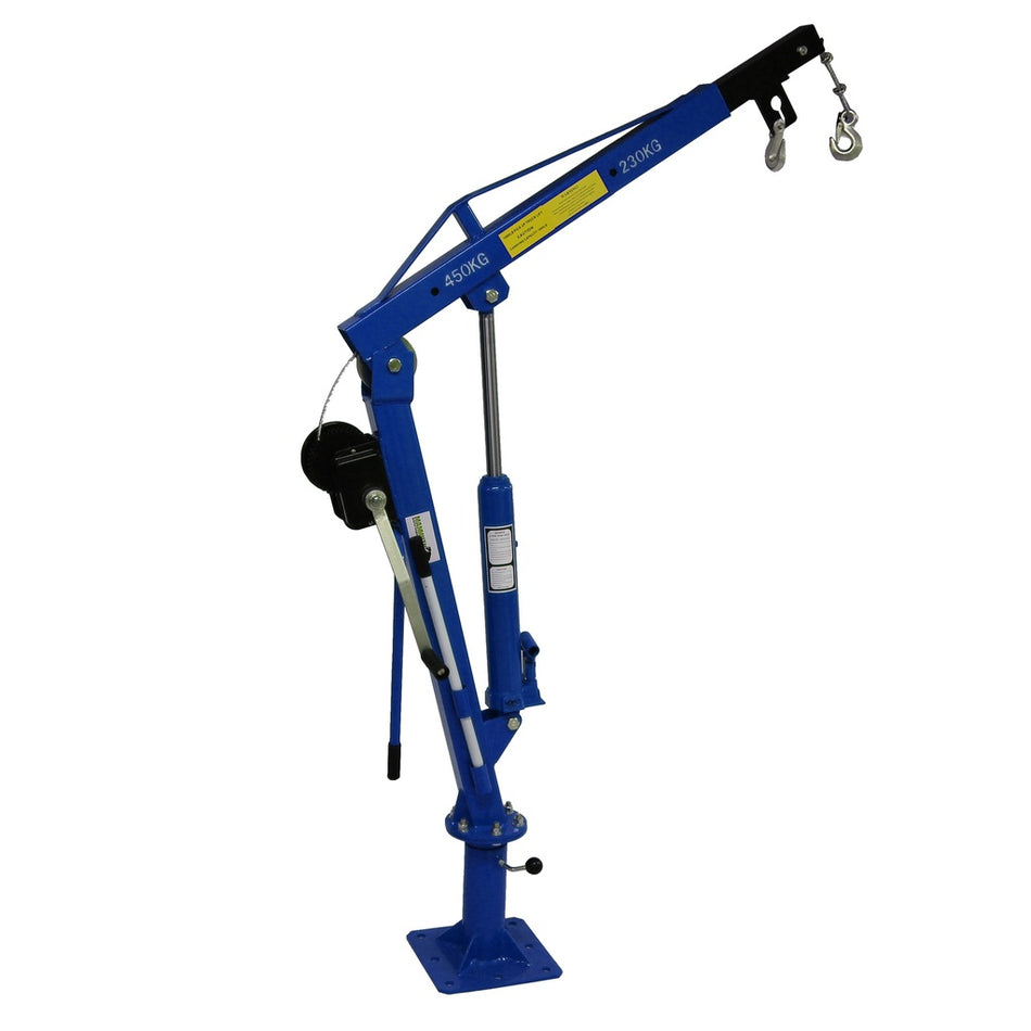 Laadkraan 450kg met handlier - Weldingshop