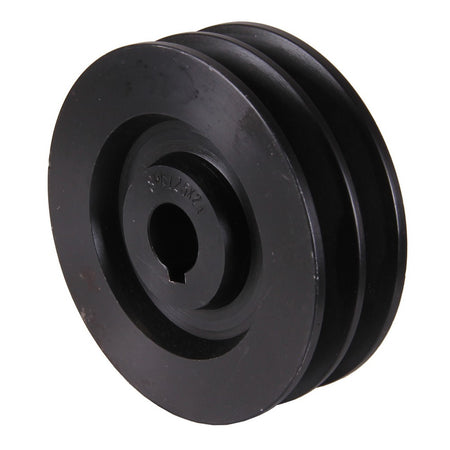 Poelie diameter 100mm gat 19mm B-type dubbel - Weldingshop