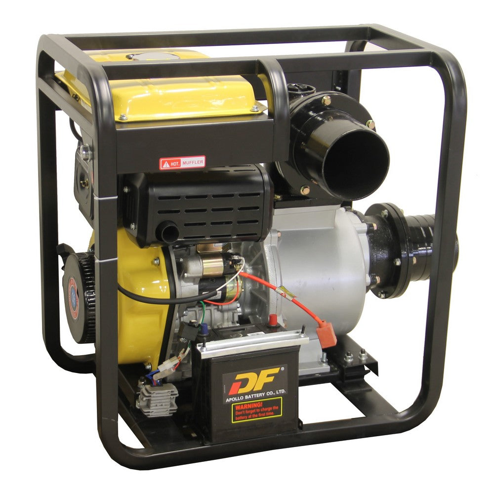 Diesel waterpomp 6'' 150mm elektrische start - Weldingshop