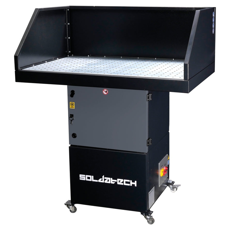 Lasdampafzuigtafel mobiel  0.75kW 1000 m³/h - Weldingshop