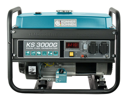 LPG/benzinegenerator "Könner & Söhnen" KS 3000G - Weldingshop