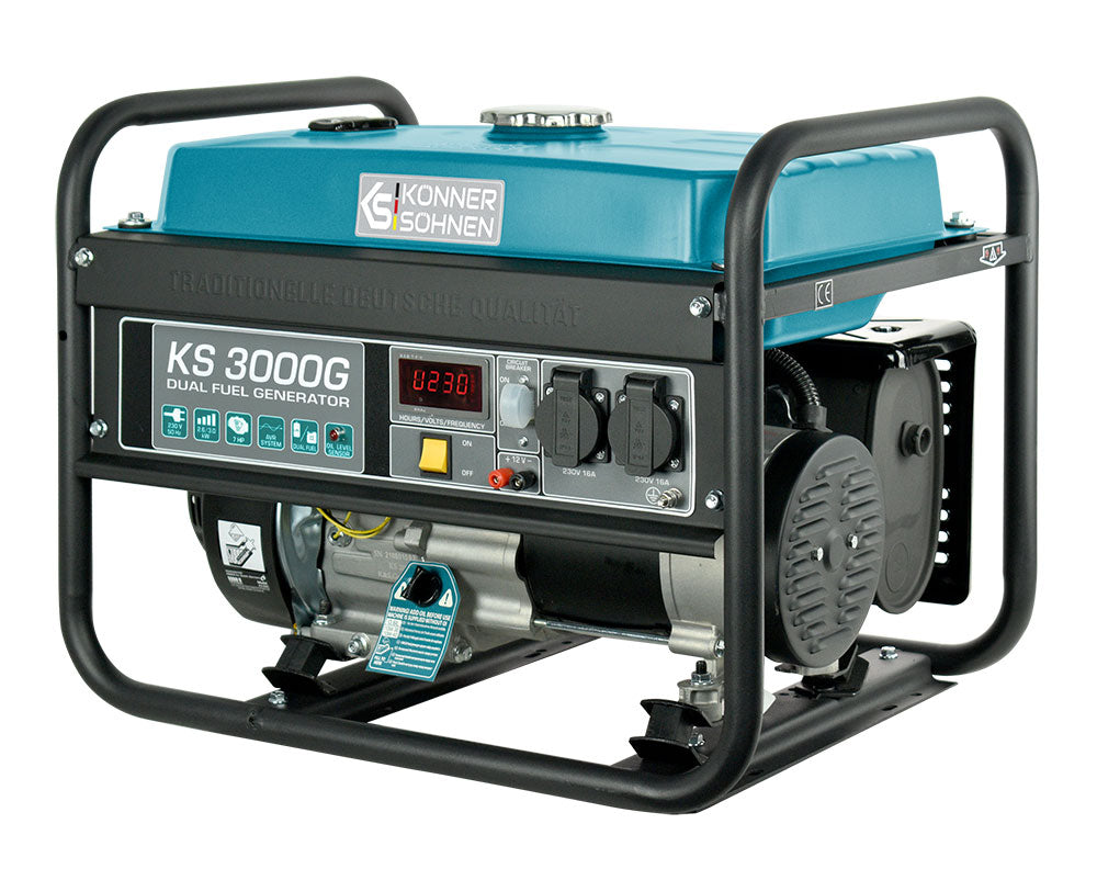 LPG/benzinegenerator "Könner & Söhnen" KS 3000G - Weldingshop