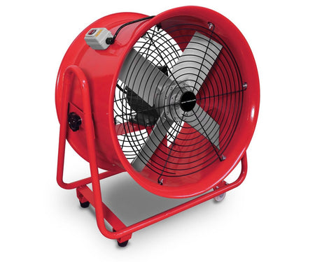 Mobiele ventilator op wielen 1100W 3x400V MW Tools - foto 2