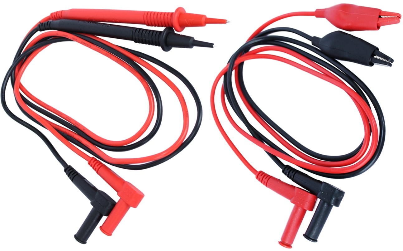 MULTIMETER DUBBELE TESTKABELSET - STANDAARD & KLEMMEN