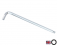 HEX KEY CHROME MAGNETIC SAE 3/32"
