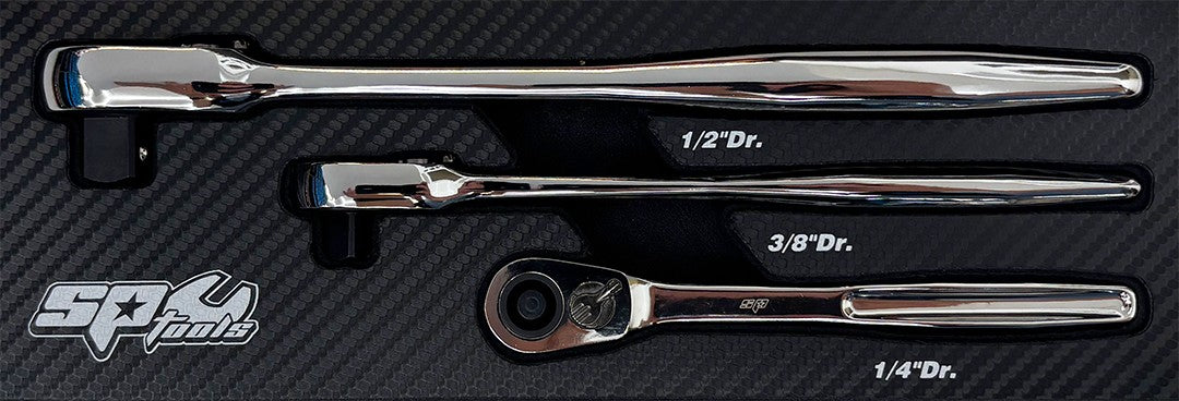 RATEL SET 1/4,3/8,1/2" ULTRA DUN