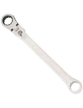 DUBBELE RINGRATEL SLEUTEL MET FLEXIBELE KOP17MM