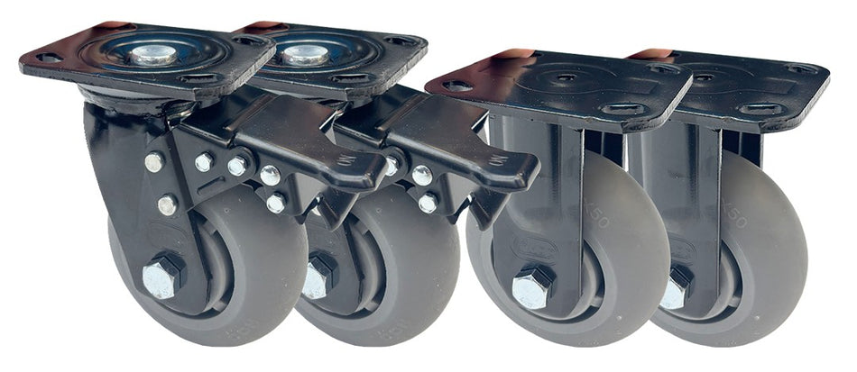 SET WIELEN RUBBER TBV SP GEREEDSCHAPSWAGEN