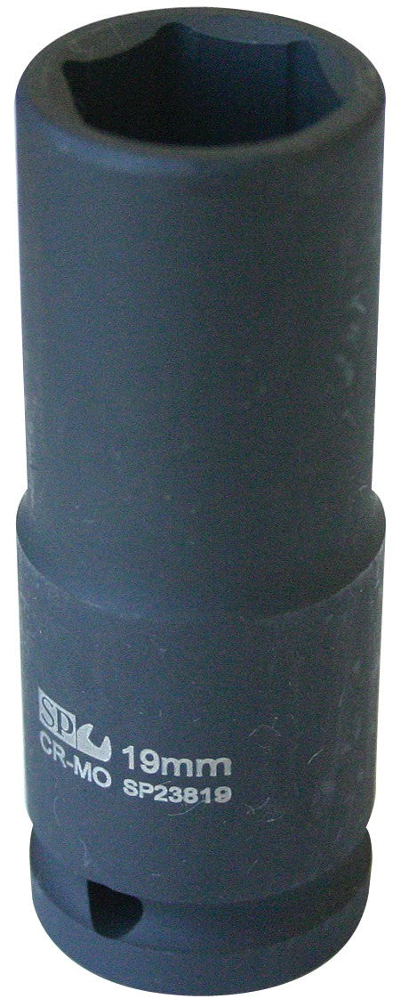 SLAGMOERDOP 1/2" 6-KANT LANG 33MM