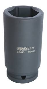 SOCKET IMPACT DEEP 3/4DR 6PT 28MM