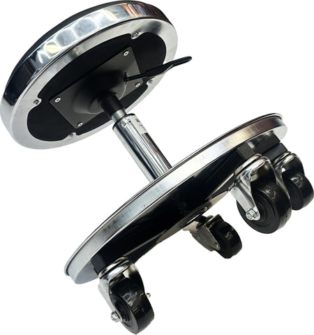 SP HEAVY DUTY SWIVEL SEAT MET OPBERG RUIMTE - BLAUW