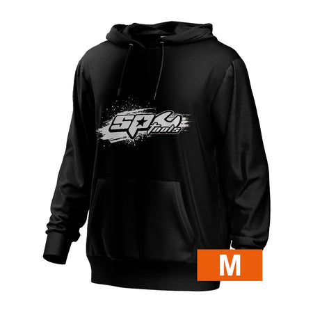 SP HOODIE BLACK AND WHITE SIZE M