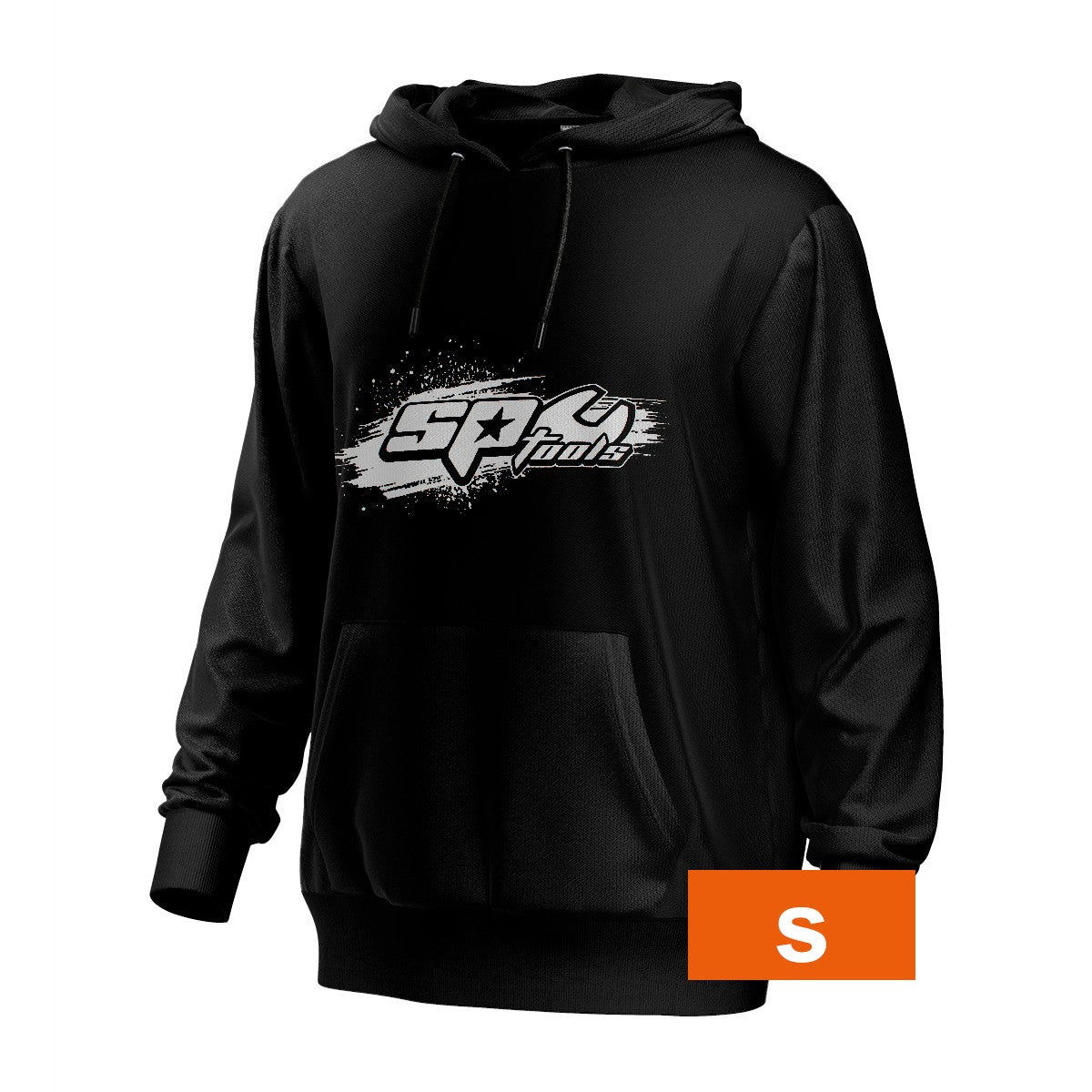 SP HOODIE BLACK AND WHITE SIZE S