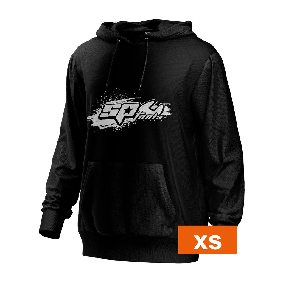 SP HOODIE BLACK AND WHITE SIZE XS