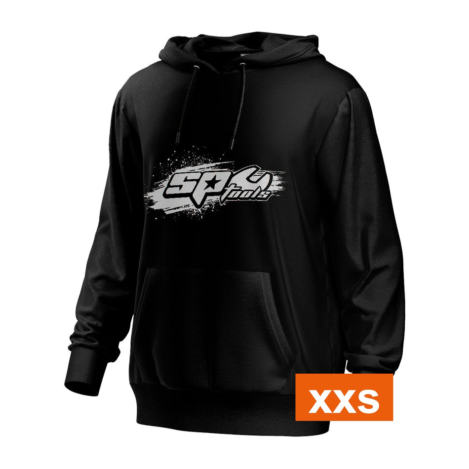 SP HOODIE BLACK AND WHITE SIZE XXS