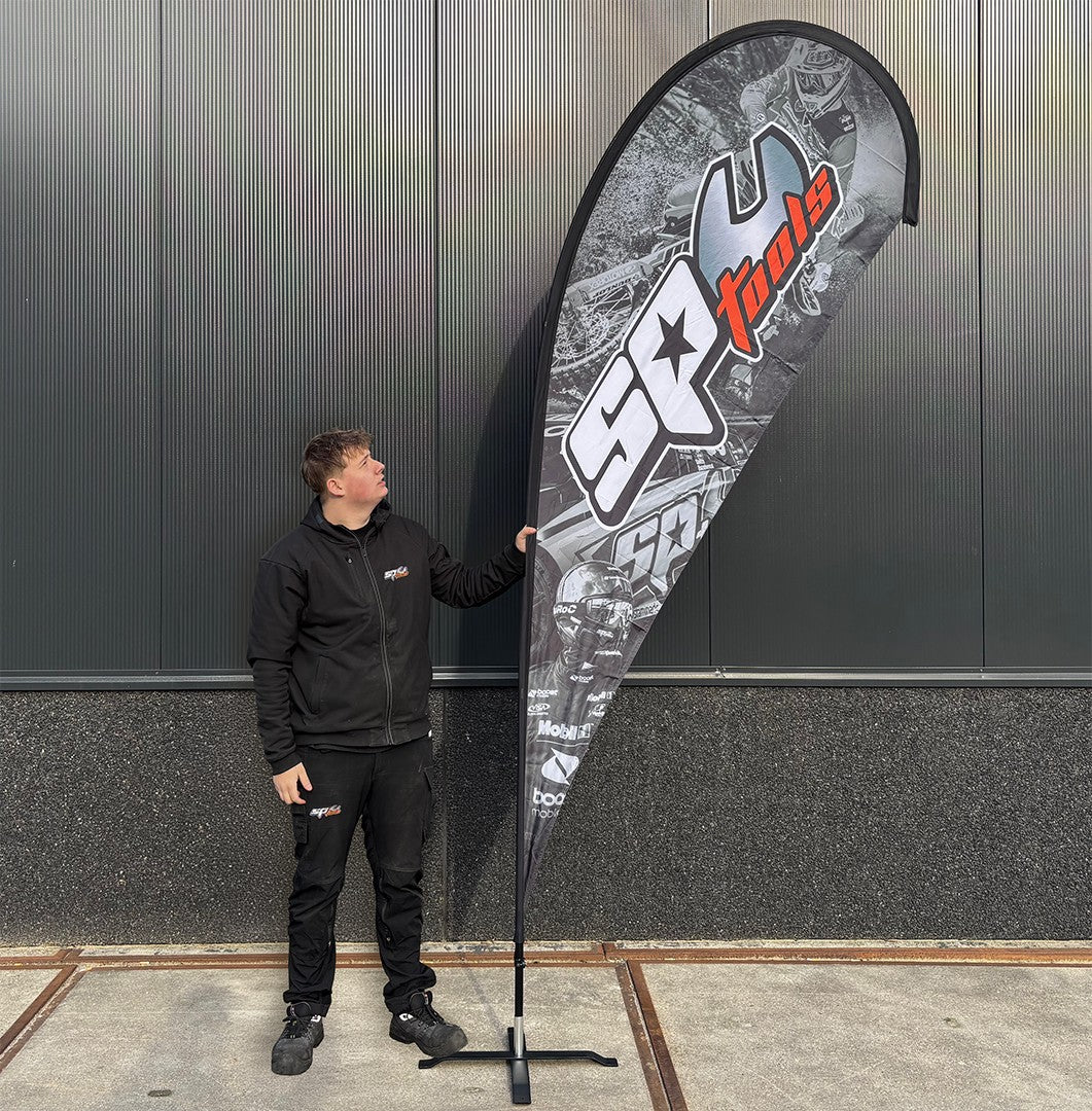 SP TOOLS BANNER FLAG TEARDROP