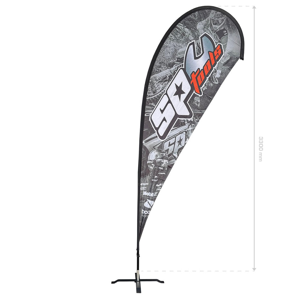 SP TOOLS BANNER FLAG TEARDROP