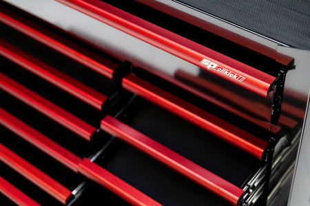 CUSTOM GEREEDSCHAPWAGEN ROOD/ZWART 14 LADEN