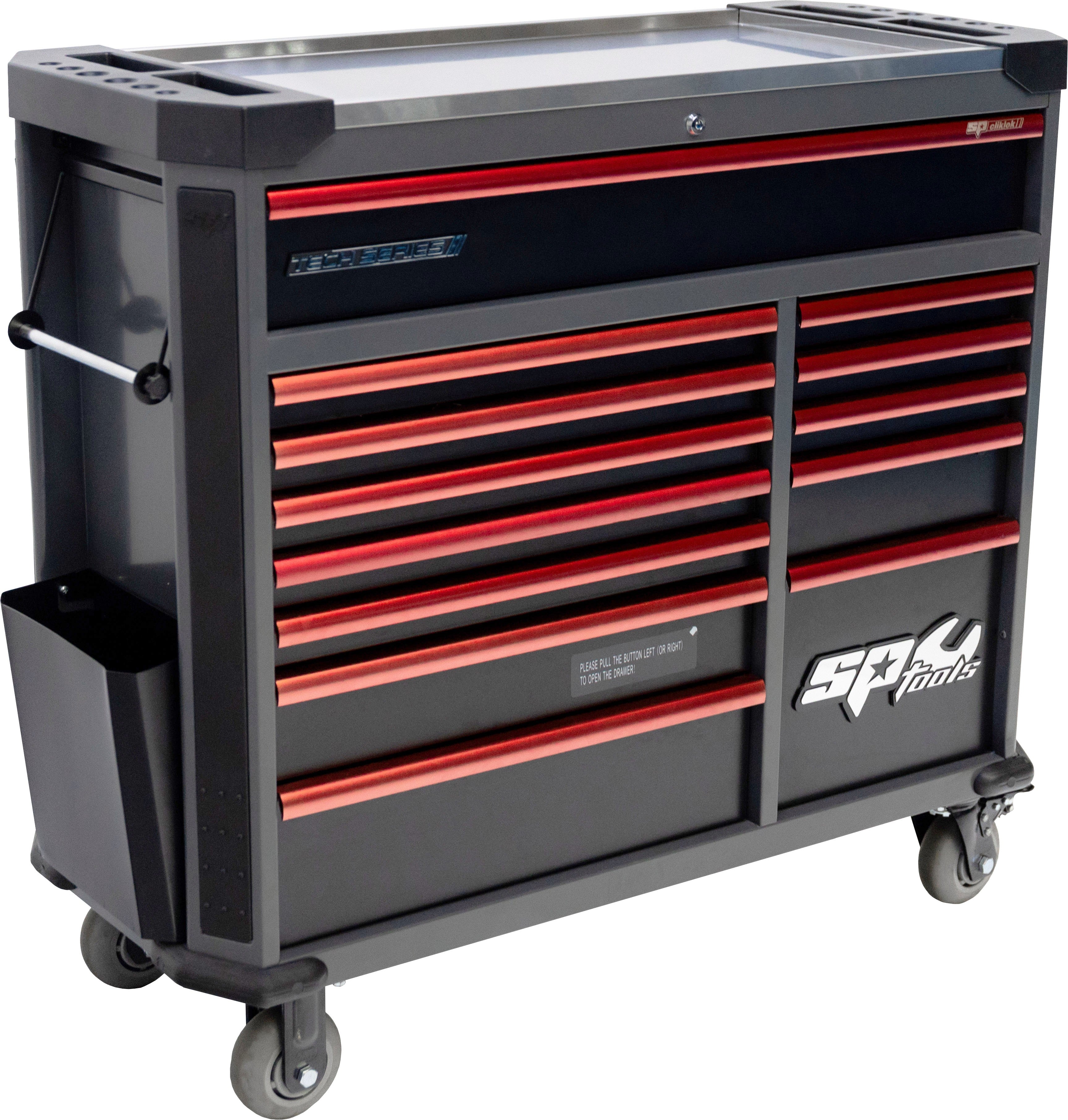 TECH SERIE GEREEDSCHAPWAGEN 13 LADEN DIAMOND BLACK/RED