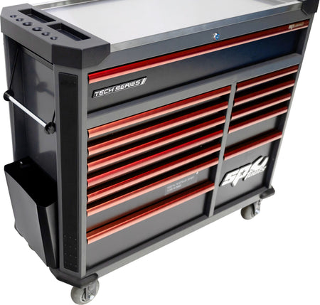 TECH SERIE GEREEDSCHAPWAGEN 13 LADEN DIAMOND BLACK/RED