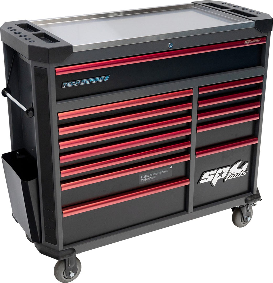 506 DELIGE TOOLKIT IN TECH SERIES GEREEDSCHAPWAGEN 13 LADEN ROOD