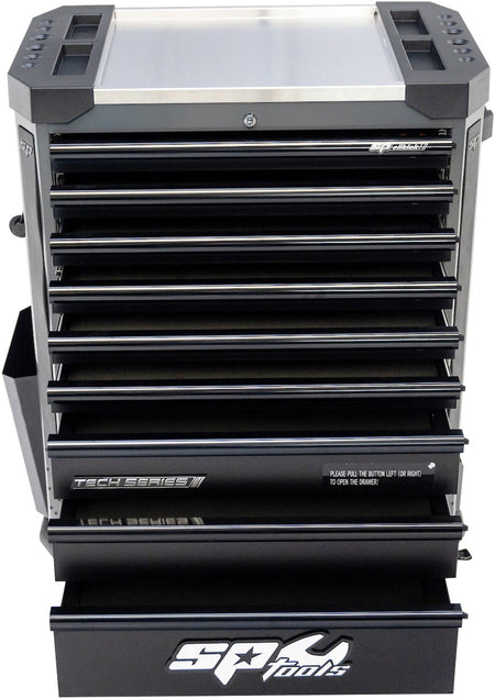 TECH SERIE GEREEDSCHAPWAGEN 9 LADEN DIAMOND BLACK