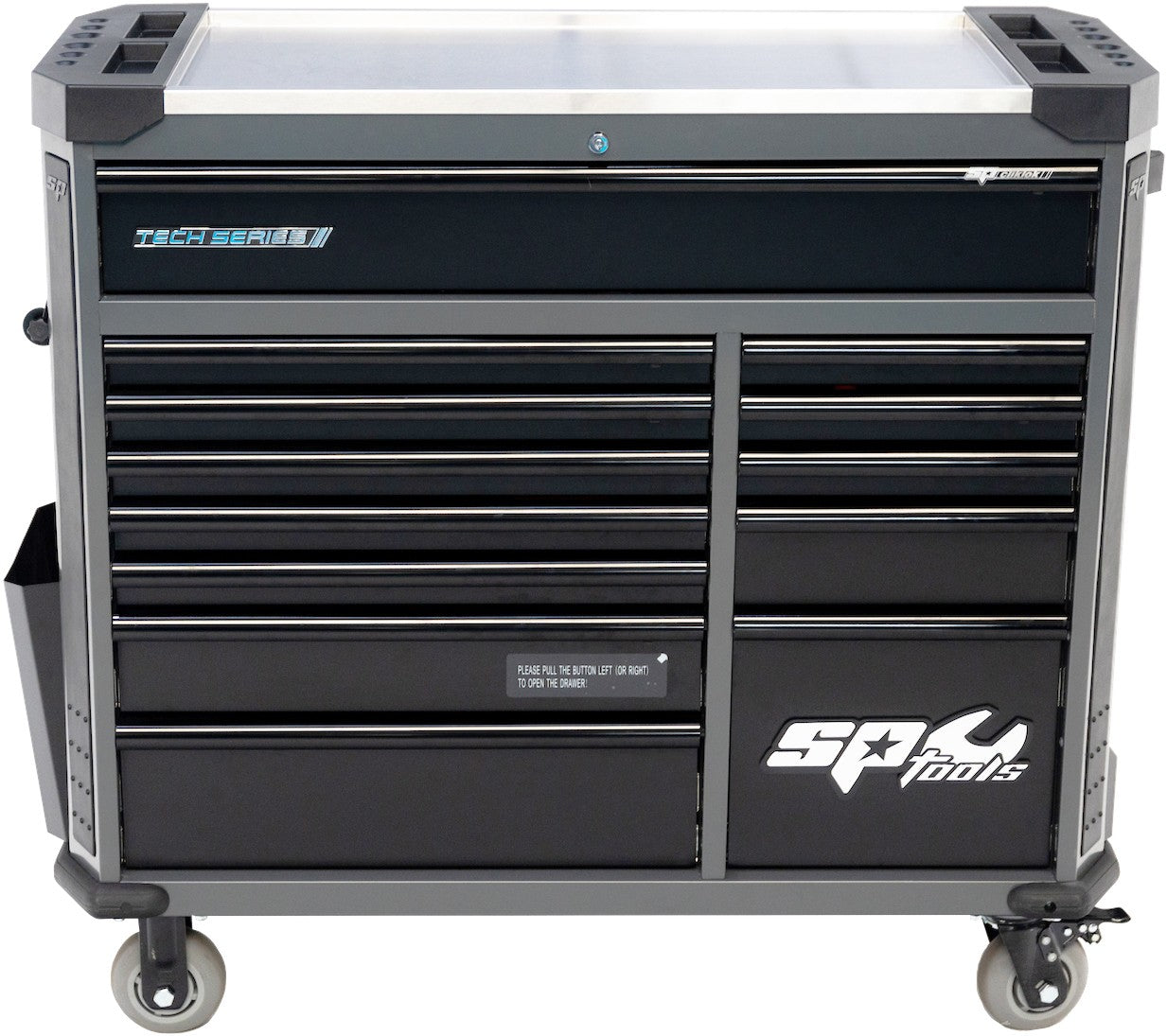 470 DELIGE TOOLKIT IN TECH SERIES GEREEDSCHAPWAGEN 13 LADEN ZWART