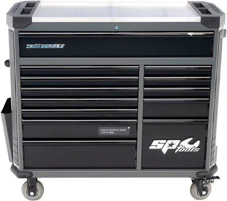 470 DELIGE TOOLKIT IN TECH SERIES GEREEDSCHAPWAGEN 13 LADEN ZWART