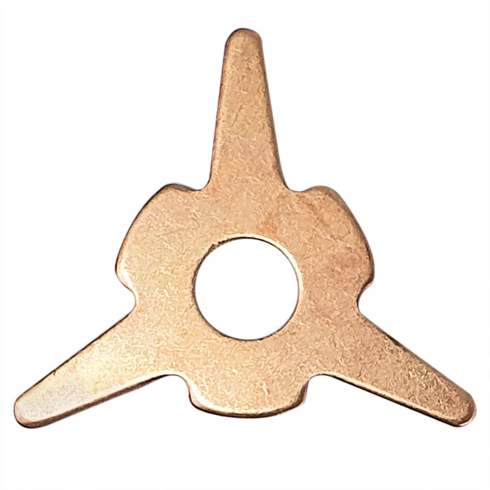 Driehoekig trekplaatje voor uitdeuken