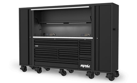 USA SERIES XXL TOOLKIT 622 DELIG - ZWART INCL TOP EN ZIJKASTEN