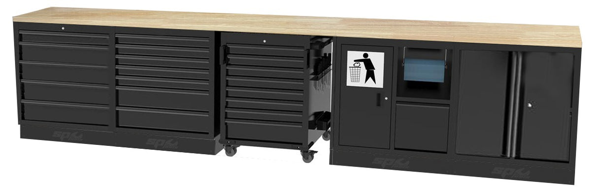 USA WORKSHOP SERIES 8 DELIG LAAG MET HOUTEN WERKBLAD
